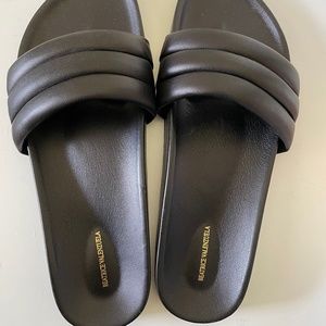 Beatrice Valenzuela Black Sandalia Slide Size 8
